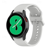 abordables Correas de reloj Samsung-Ver Banda para Samsung Galaxy 3 41mm Silicona Reemplazo Correa Ajustable Bucle en Solo Loop Pulsera