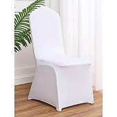 baratos Capa para Cadeira de Jantar-capas para cadeiras de casamento capas elásticas de ajuste universal com cobertura total, perfeitas para casamentos, banquetes e eventos, duráveis e resistentes a rugas, adicionam elegância e estilo a