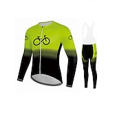 cheap Men&#039;s Clothing Sets-Men&#039;s Cycling Jersey Black&amp;White Bib set Top MTB Bicycle Shirt Mountain Road Riding Clothing Short Sleeve Cyclist biking Quick Dry Breathable 3 Rear Pockets