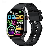 cheap Smartwatch-Smartwatch 2-Inch OLED Screen Bluetooth Call Voice Assistant Heart Rate And Blood Glucose Monitoring Waterproof Bluetooth Call Non-Invasive Blood Glucose Measurement Blood Component Measurem