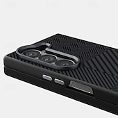 cheap Samsung Cases-Phone Case For Samsung Galaxy Z Fold 7 Z Fold 6 Z Fold 5 Magnetic Adsorption Magnetic Support Wireless Charging Shockproof Armor PC PU Leather