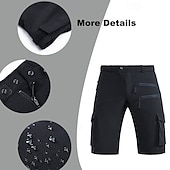 baratos Clássico-Homens Bermuda Cargo Shorts de acampamento Calção Shorts de Trilha Cintura elástica Bolso multi Tecido Prova-de-Água Secagem Rápida Comprimento do joelho Esportes Diário Acampar e Caminhar Estilo