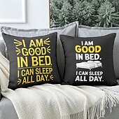 billiga “Citat och ordspråk stil”-roligt citat dekorativa slängkuddar täcka 1 st mjuk fyrkantig soffa kuddfodral örngott för sovrum vardagsrum soffa stol