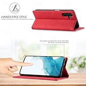 cheap Samsung Cases-Phone Case For Samsung Galaxy A21s S25 Ultra Flip Cover with Stand Holder Magnetic Card Slot Retro TPU PU Leather