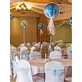baratos Capa para Cadeira de Jantar-capas para cadeiras de casamento capas elásticas de ajuste universal com cobertura total, perfeitas para casamentos, banquetes e eventos, duráveis e resistentes a rugas, adicionam elegância e estilo a