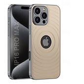 cheap iPhone Cases-Phone Case For iPhone 16 Pro Max Plus Back Cover Magnetic Support Wireless Charging Shockproof Retro TPU PU Leather
