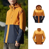 abordables Softshell, polares y chaquetas de montaña-Hombre Mujer Chaqueta Softshell Chaqueta para senderismo Invierno Al aire libre Retazos Mantiene abrigado Forro Polar Resistente al Viento Resistente al Agua Chaquetas 3-en-1 Chaqueta de Invierno