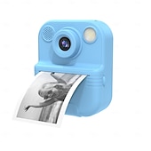 cheap Digital Camera-Instant Print Camera for Kids HD 1080P Print Camera for Kids Digital Camera With 3 Rolls Print Paper for Children Toys Boy Girls Christmas Gift