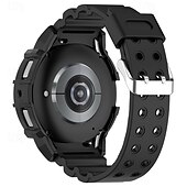 Недорогие Ремешки для часов Samsung-Ремешок для часов для Samsung Galaxy Watch 6 40/44mm силиконовый Замена Ремень Регулируется Спортивный ремешок Браслет