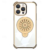お買い得  iPhone用ケース-電話 ケース 用途 iPhone 16 iPhone 16プラス iPhone 15 プロマックスプラス iPhone 14 13 12 11 Pro Max Plus iPhone 14 Pro Max iPhone 13 12 11 Pro Max バックカバー スタンド付き 磁石バックル ワイヤレス充電をサポート レトロ風 TPU 仕上げ