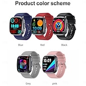 economico Smartwatch-ET593 Smart Watch Monitoraggio della Pressione Sanguigna Monitoraggio della Salute Bluetooth Chiamate SOS Uomini Donne Tracker Sport Fitness Smartwatch