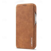 economico Cover per iPhone-Custodia per telefono per iPhone 16 Pro Max Plus iPhone 15 Pro Max Plus iPhone 14 13 12 11 Pro Max Plus Mini Cover flip con slot per schede anti-caduta retrò TPU pelle PU