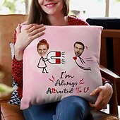 levne Textilie-Vlastní potah na polštář Personalizovaný dárek Foto pamětní lásky Potah na polštář vtipný dárek pro ni/něj