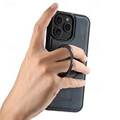 お買い得  iPhone用ケース-電話 ケース 用途 iPhone 16 Pro Max プラス iPhone 15 プロマックスプラス iPhone 14 13 12 Pro Max Plus バックカバー スタンド付き 磁石バックル ワイヤレス充電をサポート レトロ風 TPU PUレザー