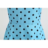 cheap Dresses-Elegant Classical 1950s Dress Polka Dot A-Line Women&#039;s Valentine&#039;s Day Event / Party Date Tea Party Adults&#039; Dress Spring &amp; Summer