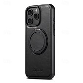 お買い得  iPhone用ケース-電話 ケース 用途 iPhone 16 Pro Max プラス iPhone 15 プロマックスプラス iPhone 14 13 12 Pro Max Plus バックカバー スタンド付き 磁石バックル ワイヤレス充電をサポート レトロ風 TPU PUレザー
