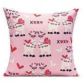 abordables Housse de coussin de vacances-Housse de coussin décoratif pour mariage en gnomes 1PC Housse de coussin carrée douce Housse de coussin pour chambre salon canapé fauteuil
