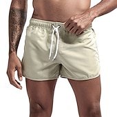olcso Férfi úszónadrág-Férfi Fürdőnadrág Úszónadrágok Deszkás short Fürdőruha Zsinór Úszás Szörfözés Tengerpart Vízi sportok Egyszínű Nyár Tavasz