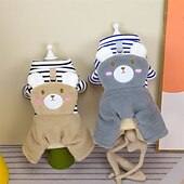 billige Jumpsuits-Hunder Katter Gensere Fritid hverdag Fritid Vinter Varm Myk Bekvem Hverdag Fritid / hverdag Katt Hund Husky Labrador malamute