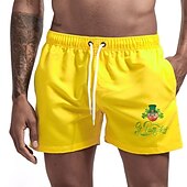 cheap Men&#039;s Boxer Swim Trunks-Men&#039;s Swim Trunks Swim Shorts Board Shorts Bathing Suit Drawstring Mesh Lining with Pockets Swimming Surfing Beach Water Sports Printed Summer Spring