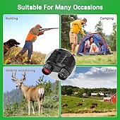 billiga Avståndsmätare och teleskop-4k infraröd mörkerseende kikare 3.2 stor skärm 8x digital zoom 32gb tf-kort medföljer laddningsbart med batteri 25 mm objektivlins cmos-sensor för jul tacksägelse nyårspresenter
