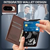 abordables Otras carcasas-teléfono Funda Para Google Píxel 9 Pro Pixel 9 Pro XL Pixel 8 Pro Pixel 8 Píxel 9 Pixel 7 Pixel 7 Pro Gire la tapa con Soporte Ranura para tarjetas Antigolpes Retro TPU Cuero de PU