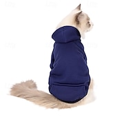 billiga Hoodies-Hund Huvtröjor Mode Vinter Varm Mode Bekväm Utomhus Vardag Inomhus Hundkläder for Small Medium