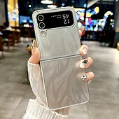 رخيصةأون جراب سامسونج-هاتف غطاء من أجل سامسونج جالاكسي زد فليب 7 زد فليب 6 Z Flip 5 Z Flip 4 Z Flip 3 غطاء خلفي ضد الصدمات مكتب  /  الأعمال الكمبيوتر الشخصي