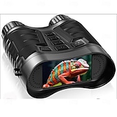 billiga Avståndsmätare och teleskop-4k infraröd mörkerseende kikare 3.2 stor skärm 8x digital zoom 32gb tf-kort medföljer laddningsbart med batteri 25 mm objektivlins cmos-sensor för jul tacksägelse nyårspresenter