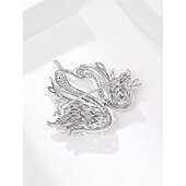 economico Spille e fermagli-Per donna Spille geometrico Con animale Moda Semplice Spilla Gioielli Argento Per Ufficio Giornaliero