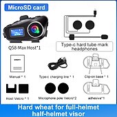 お買い得  車載エレクトロニクス-ヘルメット ヘッドセット インターホン ヘルメット トーク オートバイ ヘルメット ヘッドセット インターホン スピーカー 音楽共有 FM ラジオをサポート