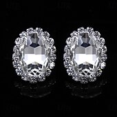 abordables Boucles d&#039;oreilles-Femme Boucles d&#039;oreille Clou Fantaisie Joie mode Luxe Des boucles d&#039;oreilles Bijoux Argent Pour Soirée