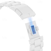 זול להקות Apple Watch-סולו לופ מותאם ל רצועת השעון של Apple Watch 38 מ&quot;מ 40 מ&quot;מ 41 מ&quot;מ 42 מ&quot;מ 44 מ&quot;מ 45 מ&quot;מ 49 מ&quot;מ סוגר מגנטי מתכוונן PC רצועת שעון חלופית ל iwatch Ultra 2 Series 9 8 7 SE 6 5 4 3 2 1