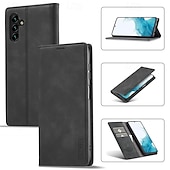 cheap Samsung Cases-Phone Case For Samsung Galaxy A21s S25 Ultra Flip Cover with Stand Holder Magnetic Card Slot Retro TPU PU Leather