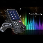 Недорогие Bluetooth гарнитуры для авто-bt93 автомобильный комплект громкой связи bluetooth 5.0 трансмистер fm qc3.0 быстрая зарядка беспроводной автомобильный mp3-плеер bluetooth автомобильный трансмитер fm
