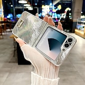 cheap Samsung Cases-Phone Case For Samsung Galaxy Z Flip 6 Z Flip 5 Z Flip 4 Z Flip 3 Back Cover Shockproof Retro PC