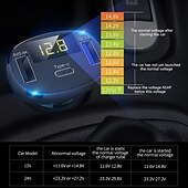 abordables Cargadores para coche-Kit de cargador de coche USB C, compatible con USB dual y tipo C, cargador de coche QC3.0 para productos electrónicos de consumo