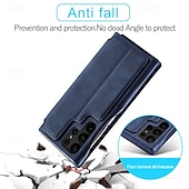 abordables Coques Samsung-Housse de téléphone pour Samsung Galaxy S24 Ultra S24 Plus S24 S23 S23 Ultra S22 S22 Plus Ultra S21 Ultra S21 FE S21 Coque flip avec emplacement pour carte magnétique antichoc rétro TPU PU cuir