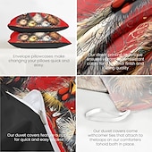 cheap 100% Cotton-Rooster Funny Duvet Cover Set 100% Cotton Soft and Comfortable Bedding Set with Fun Rooster Print Cozy and Stylish Perfect for Bedroom Decor Easy Care and Machine Washable