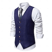 levne Blazery a vesta-Retro Řvoucí 20s 20. léta 20. století Kamizelka Vesta Velký Gatsby Gentleman Retro Pánské Vánoce předvečer Všech svatých Karneval Výkon loučení se svobodou nevěsty Festival Dospělé Vesta Celý rok