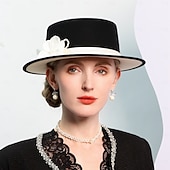 ieftine Fascinatoare și pălării-Costume de fancy Pentru femei ziua îndragostiților Derby Ascot Festivalul curselor de cai Adulți Pălărie