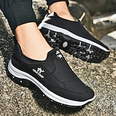 abordables Baskets-chaussures de randonnée à enfiler pour hommes – baskets d&#039;extérieur durables avec semelle antidérapante, conception légère et tissu respirant pour le trail et le camping