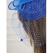 economico Fascinator-Piume  Fascinatori in rete  Cappelli  Copricapo con piuma  Cappello  Fiore 1 PC Matrimonio  Corsa di cavalli  Giorno delle donne Copricapo Abito da impressionare Abito da gara 2025