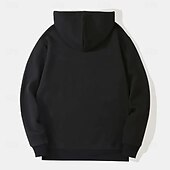 abordables sudaderas basicas hombre-Hombre Sudadera Sudadera con capucha de lana Sudadera táctica con capucha Negro Verde Ejército Caqui Gris Ligero Gris Oscuro Con Capucha Plano Bolsillo Casual Diario Ropa de calle Básico Casual