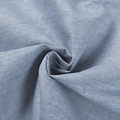 preiswerte Hochzeitsanzüge-Herren Lässig Strandhochzeit Leinenanzüge Gekerbtes Revers Himmelblau Mode Party Einfarbig Standard Passform 2-teilig Einreihige Zwei-Knopf-Jacke
