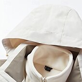 preiswerte Softshell-, Fleece- &amp; Wanderjacken-Herren Soft Shell Jacke Wanderjacke Winter Draussen Patchwork warm Fleece-Futter Windundurchlässig Wasserdicht 3-in-1-Jacke Winterjacken Windbreaker-Jacke Reisen Dunkelgrau Schwarz Elfenbein Gelb Rot