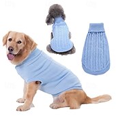 economico Maglioni-Cane Maglione Classico Inverno Caldo Di tendenza Confortevole All&#039;aperto Abbigliamento Quotidiano Interno Abbigliamento per Cani for Piccolo Medio Grande