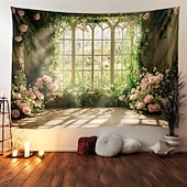 cheap Wedding-Wedding Decorations Backdrop Photograph Wedding Wall Hanging Large Tapestry Art Mural Decor Blanket Curtain Home Bedroom Living Room Decoration