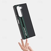 cheap Samsung Cases-Phone Case For Samsung Galaxy Z Fold 7 Z Fold 6 Z Fold 5 Magnetic Adsorption Magnetic Support Wireless Charging Shockproof Armor PC PU Leather