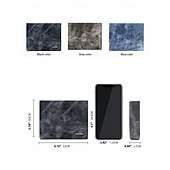 זול ארנקים-ארנק rfid חוסם דמוי עור דו-פיפול לגברים, עיצוב דק ומסוגנן לשימוש מזדמן ויומיומי שחור כחול אפור
